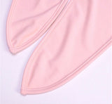 (Custom Product) Pink long sleeve fur belly top